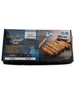 Jona Breaded Torpedo Shrimps 26/30 IQF 12 x 800g -VN