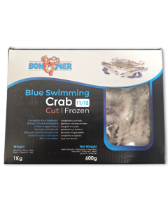 Bonemer Blue Swimming Cut Crab 11-15 12 x 1kg 40% -CN