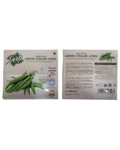 Saro Long Green Chillies 24 x 400g -IN